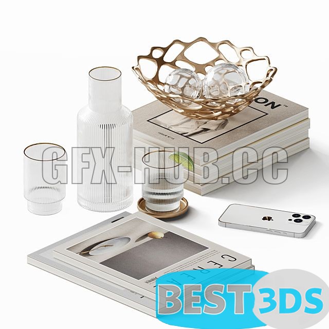 Pack model 3D- Ensemble décoratif – Image 103