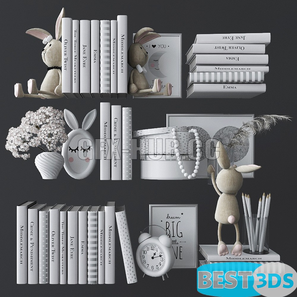 Pack model 3D- Ensemble décoratif – Image 115