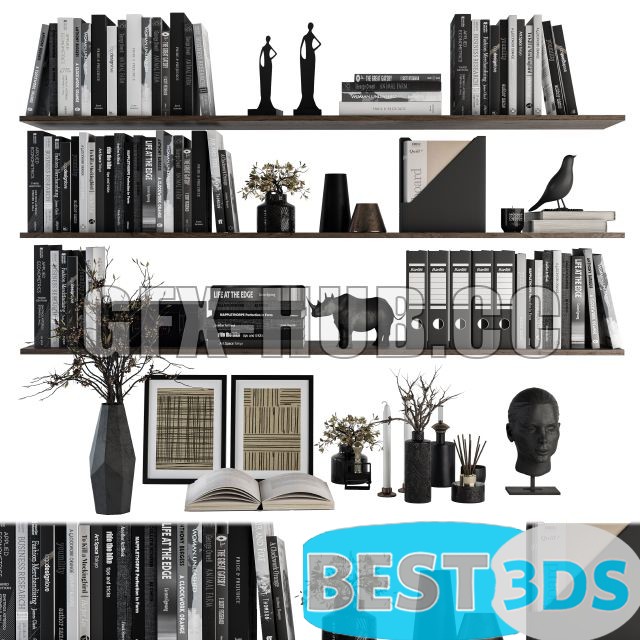 Pack model 3D- Ensemble décoratif – Image 121