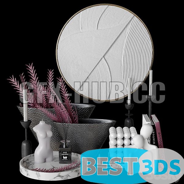 Pack model 3D- Ensemble décoratif – Image 123