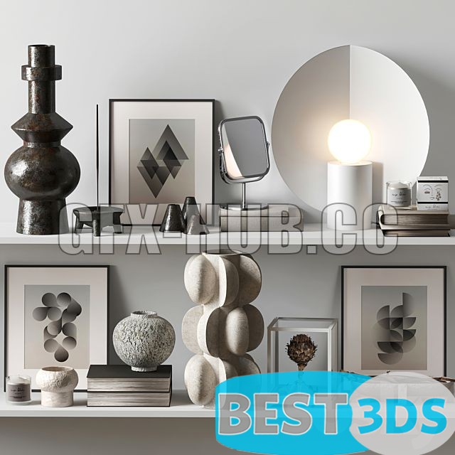 Pack model 3D- Ensemble décoratif – Image 126