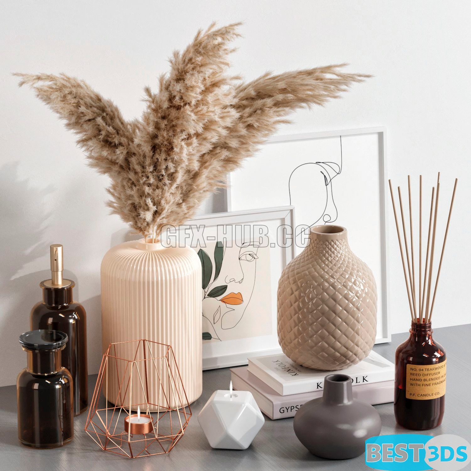 Pack model 3D- Ensemble décoratif – Image 128