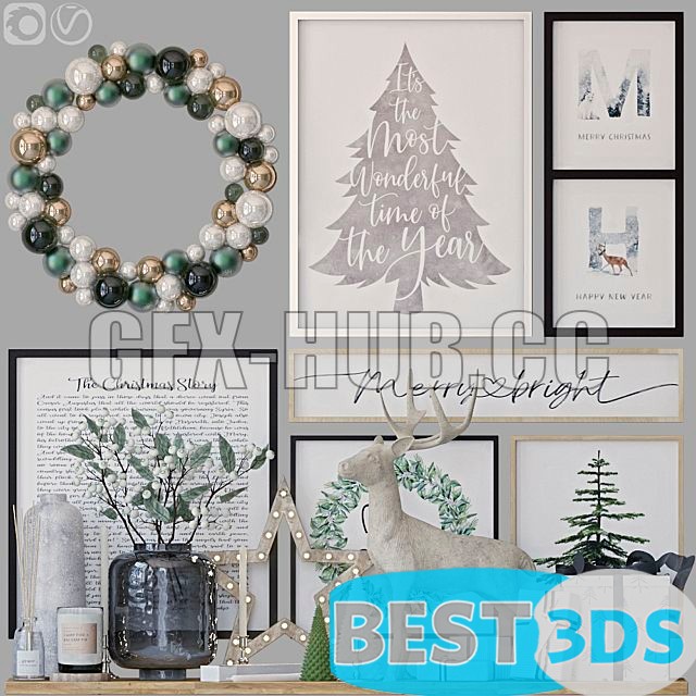 Pack model 3D- Ensemble décoratif – Image 137