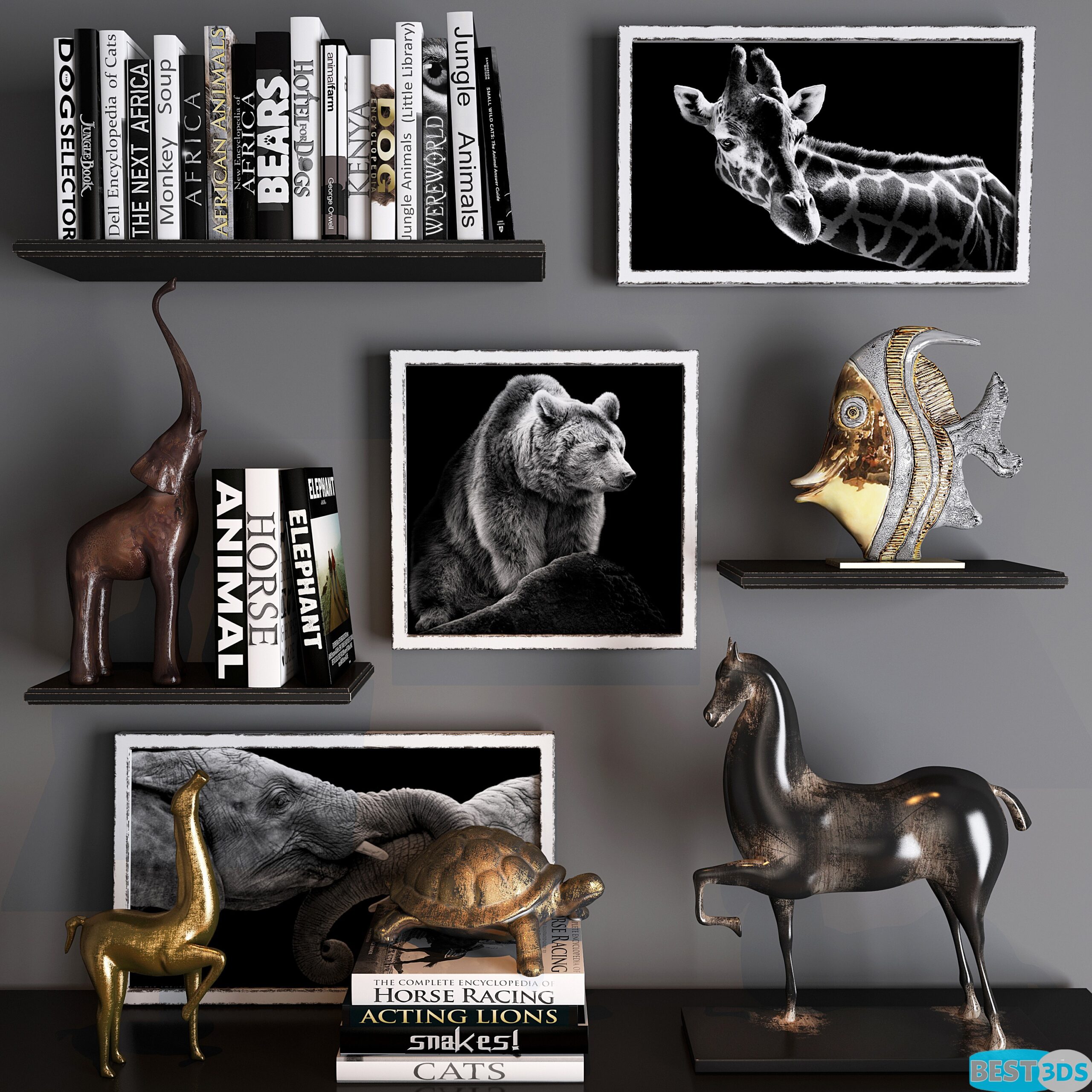 Pack model 3D- Ensemble décoratif – Image 77