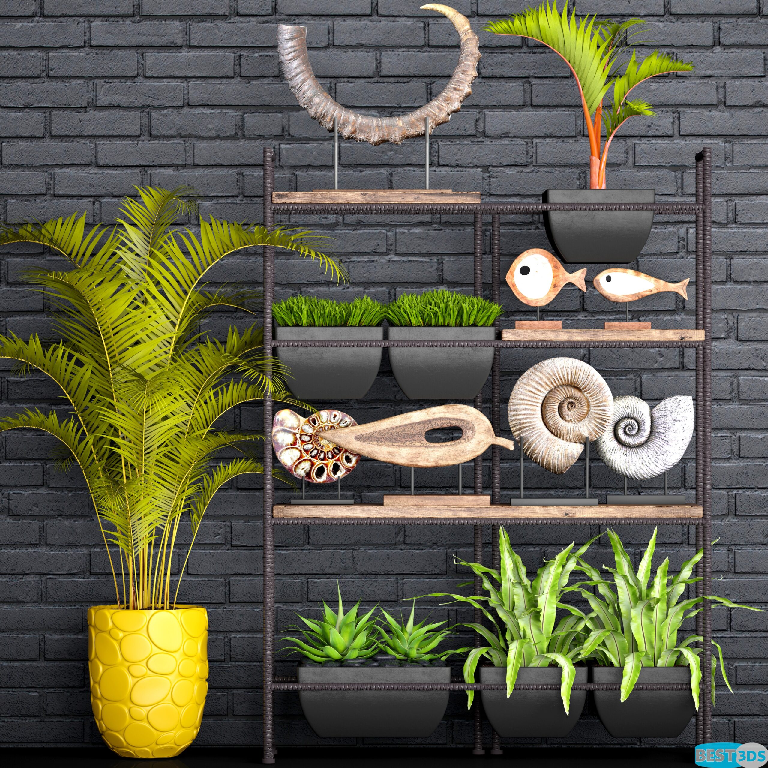 Pack model 3D- Ensemble décoratif – Image 63