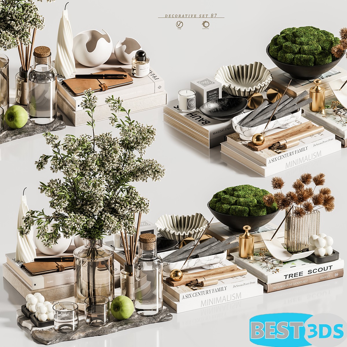 Pack model 3D- Ensemble décoratif – Image 91