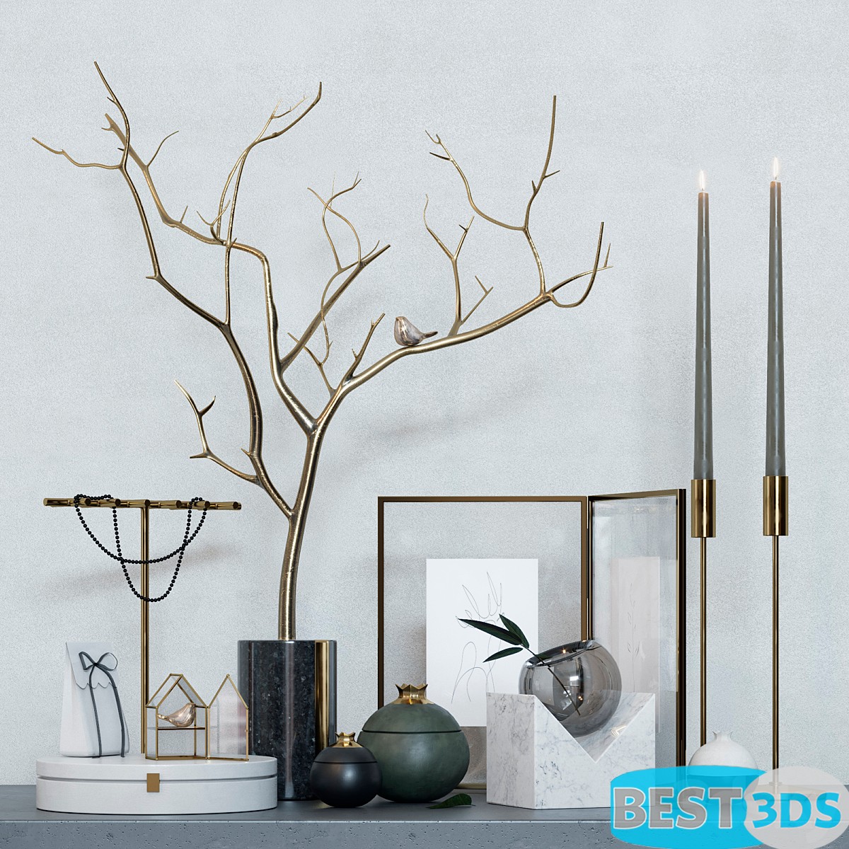 Pack model 3D- Ensemble décoratif – Image 97