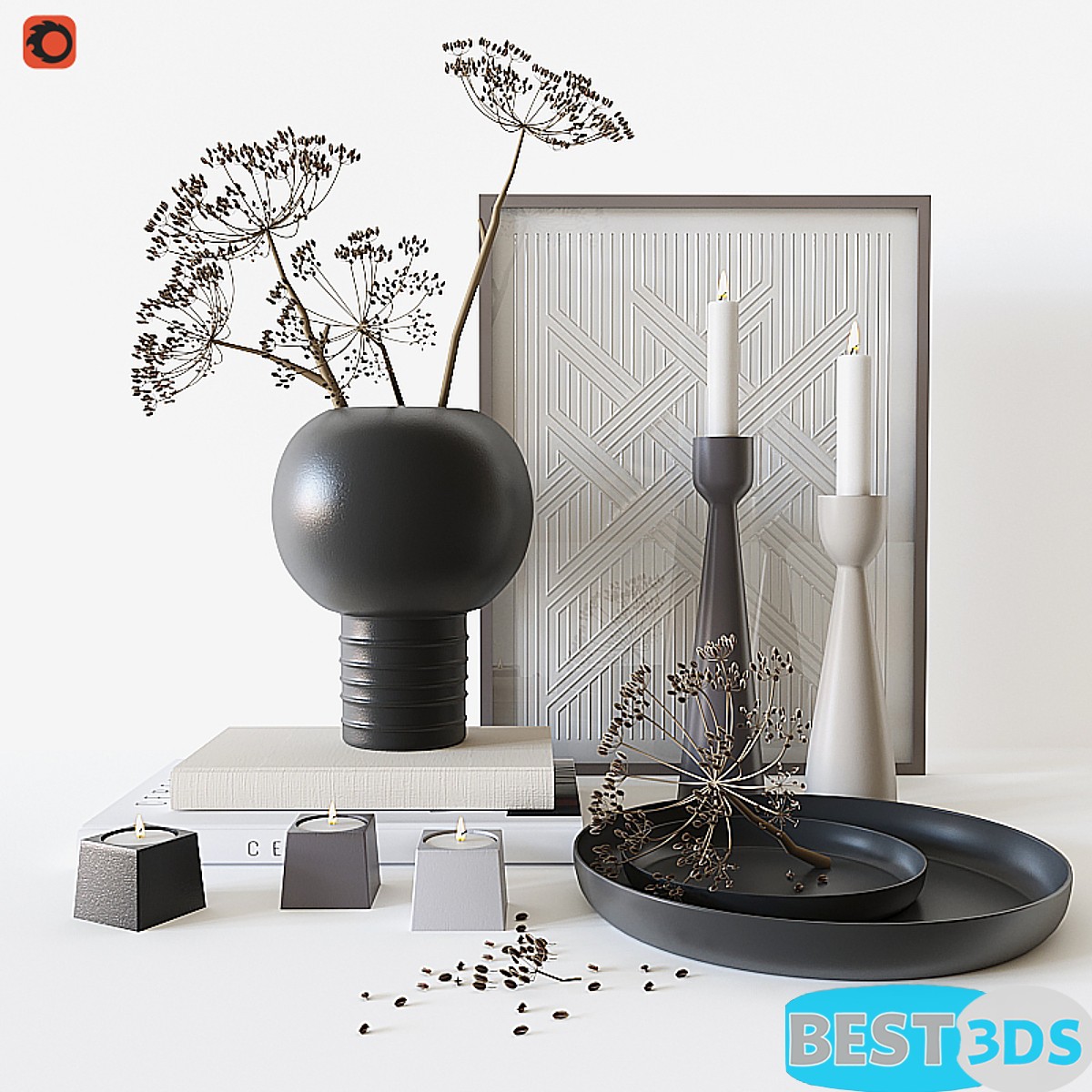Pack model 3D- Ensemble décoratif – Image 99