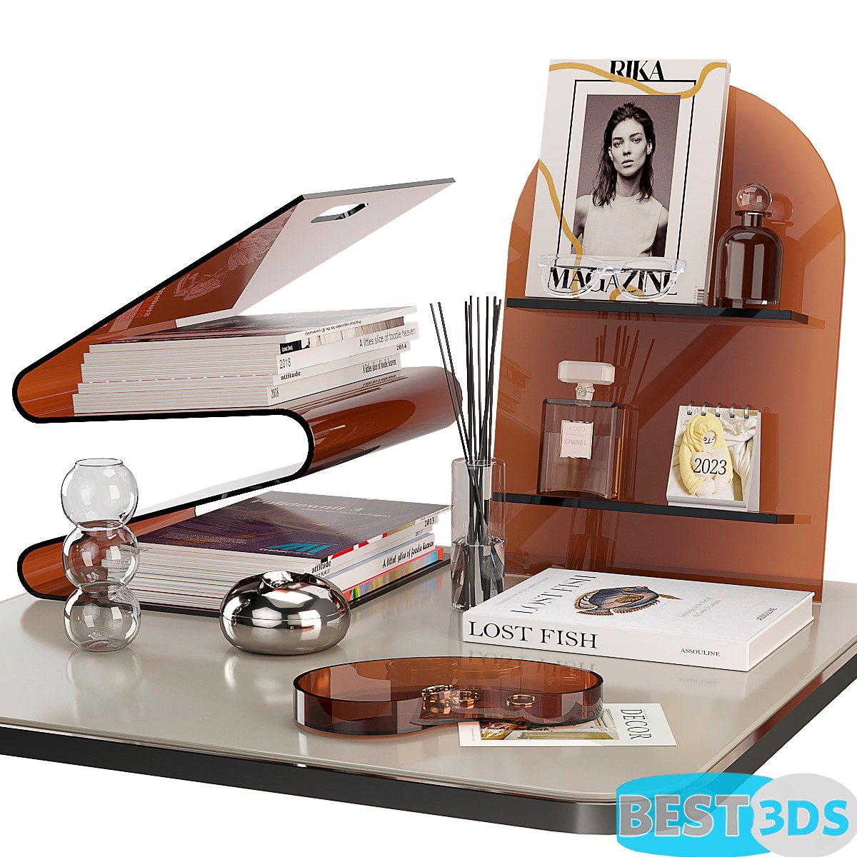 Pack model 3D- Ensemble décoratif – Image 109