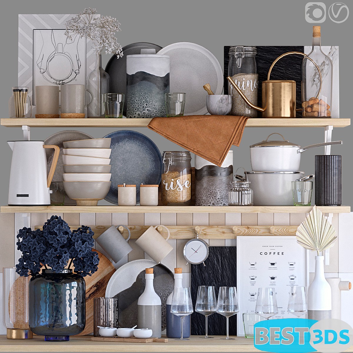 Pack model 3D- Autres Objet Décorative – Image 70