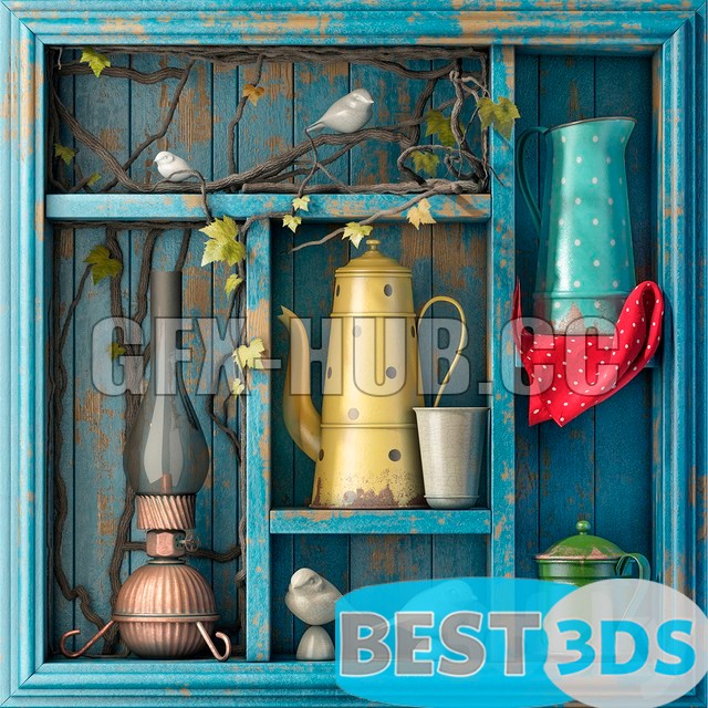 Pack model 3D- Ensemble décoratif – Image 60