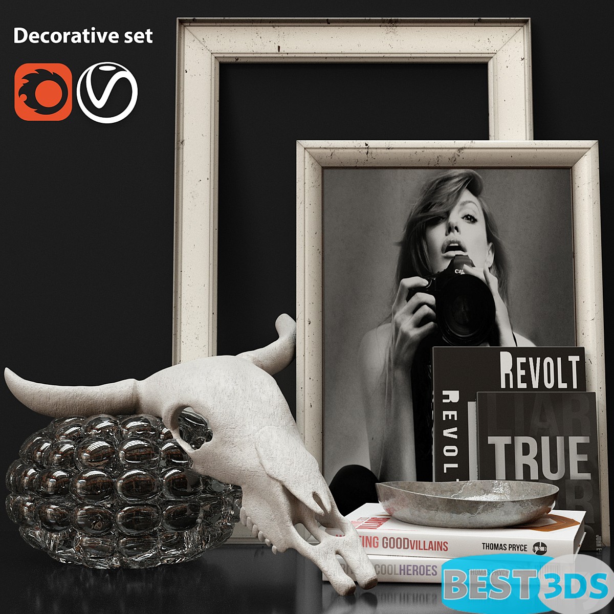 Pack model 3D- Ensemble décoratif – Image 139