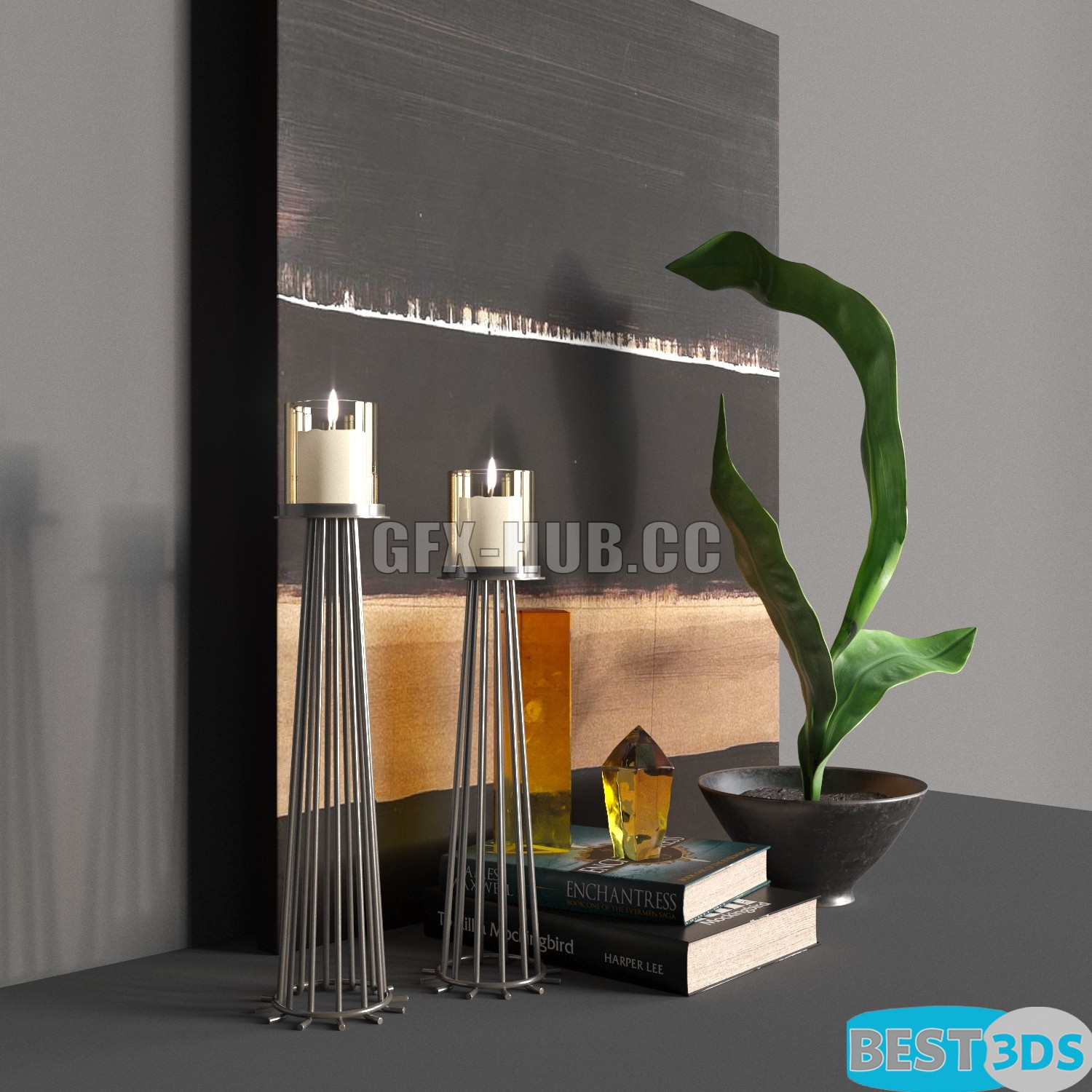 Pack model 3D- Ensemble décoratif – Image 143