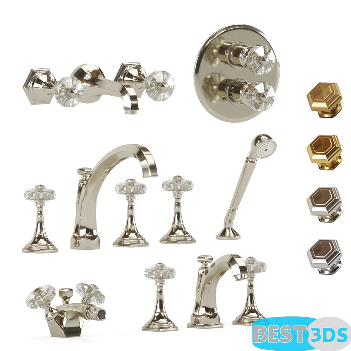 Pack model 3D- Accessoires de salle de bain – Image 55