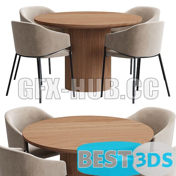 Pack model 3D- Tables Et Chaises – Image 149