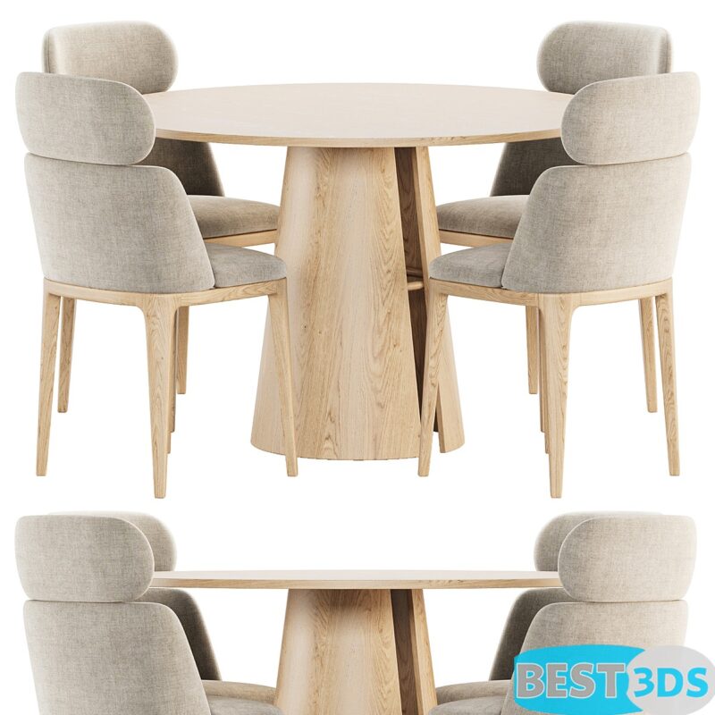 Modèle 3D Dining Set 25