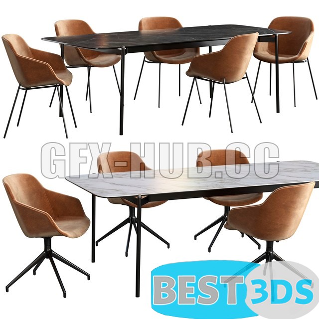 Pack model 3D- Tables Et Chaises – Image 131