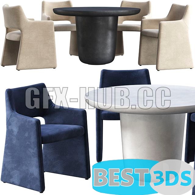 Pack model 3D- Tables Et Chaises – Image 130
