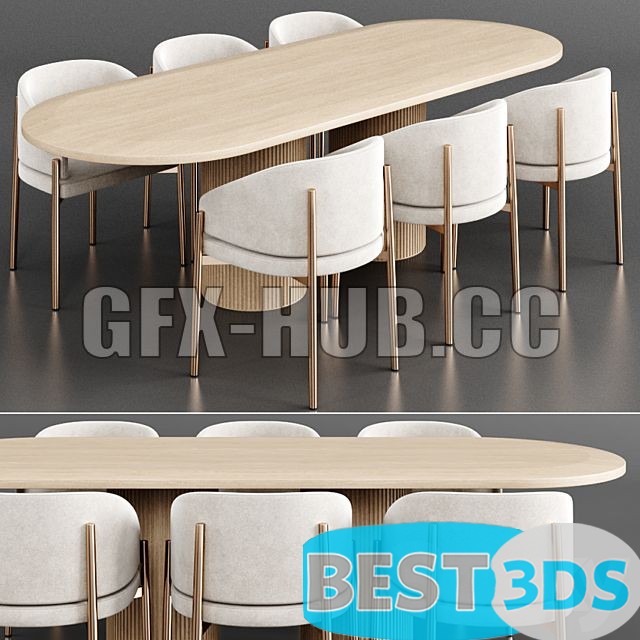 Pack model 3D- Tables Et Chaises – Image 126