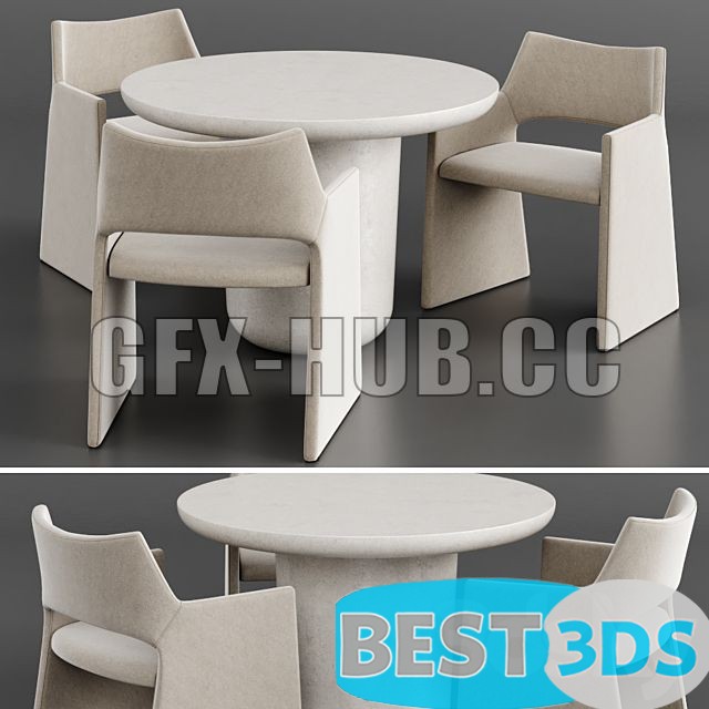 Pack model 3D- Tables Et Chaises – Image 125