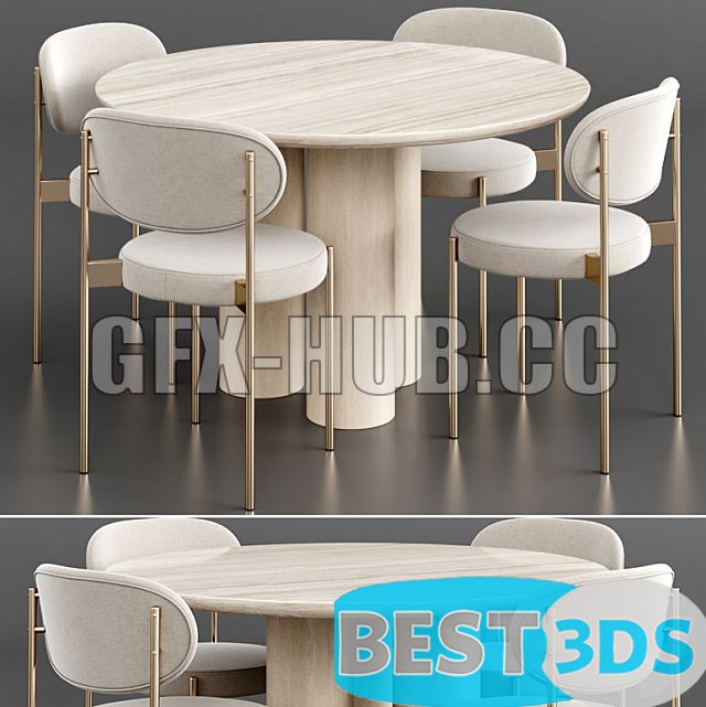 Pack model 3D- Tables Et Chaises – Image 124