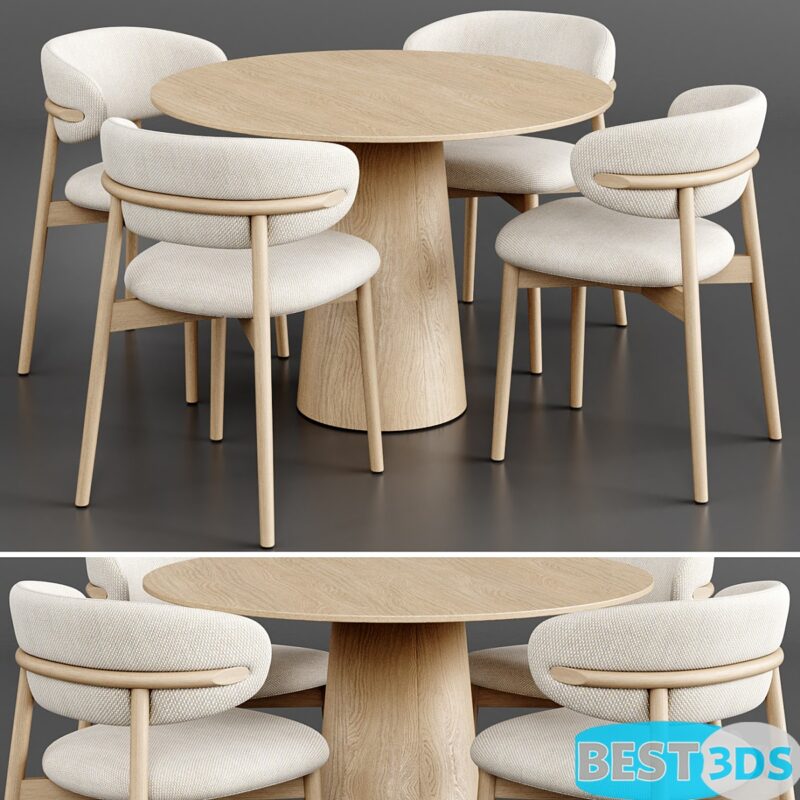 Modèle 3D Dinning Set 49