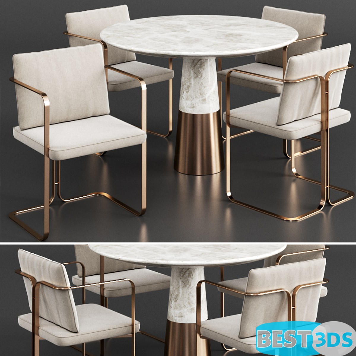Pack model 3D- Tables Et Chaises – Image 127