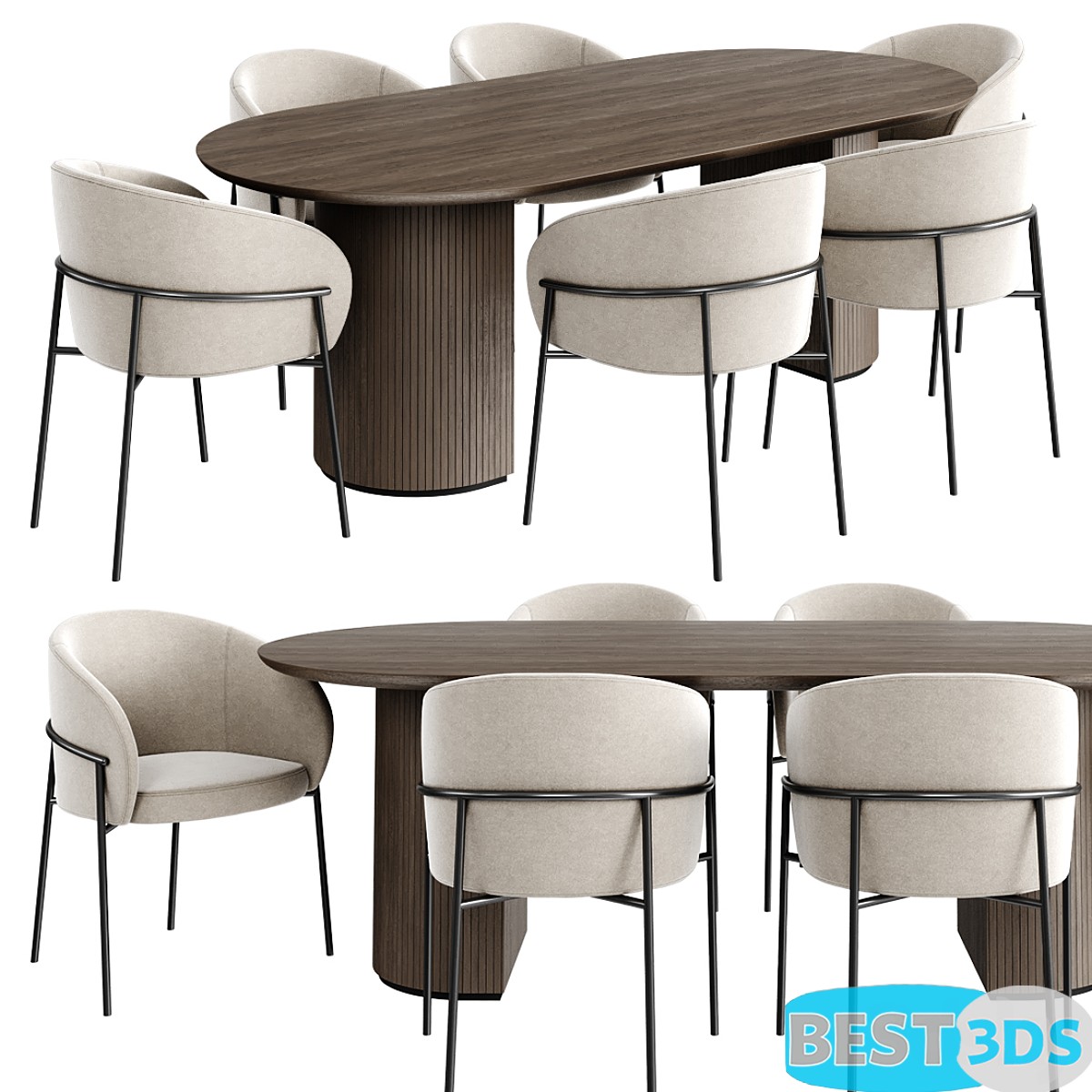 Pack model 3D- Tables Et Chaises – Image 123