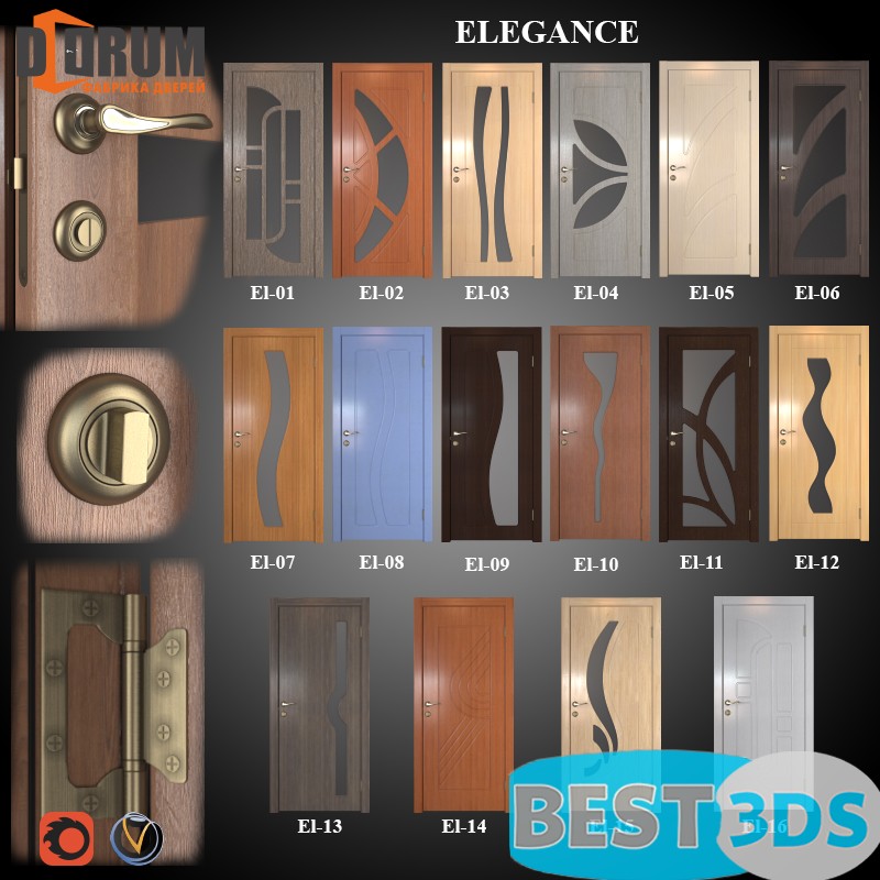 Pack model 3D- Portes – Image 33