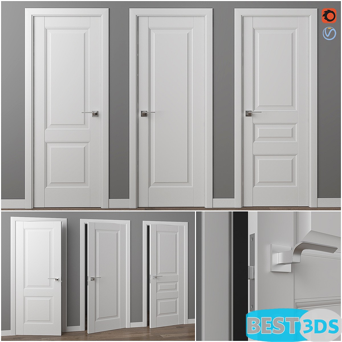 Pack model 3D- Portes – Image 38