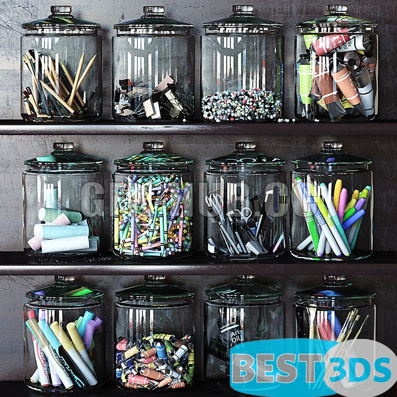 Pack model 3D- Ensemble décoratif – Image 152