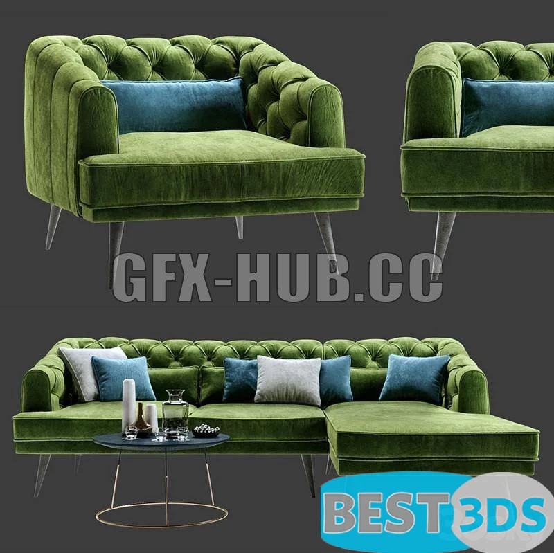 Pack model 3D- Canapé – Image 272