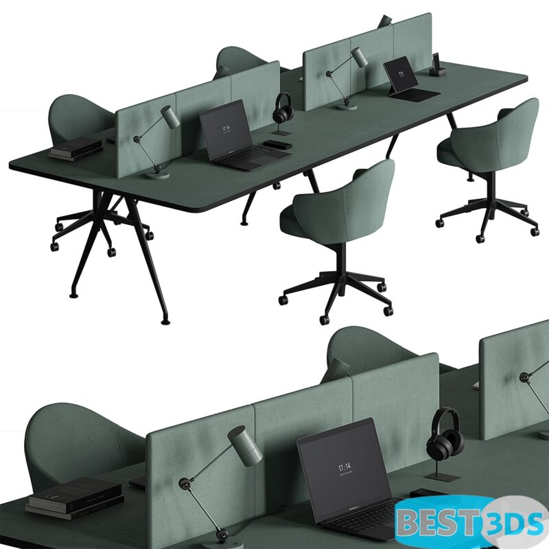 Ensemble Bureau Employés 460