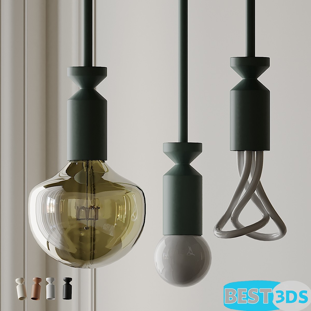 Pack model 3D- Eclairage De Plafond – Image 141