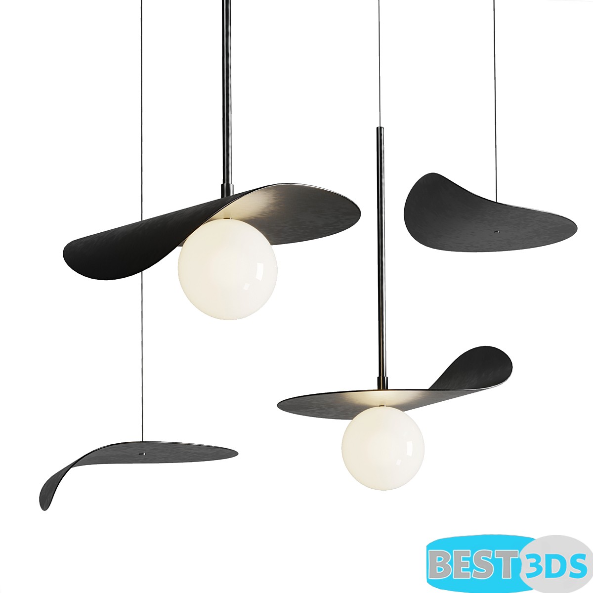 Pack model 3D- Eclairage De Plafond – Image 137