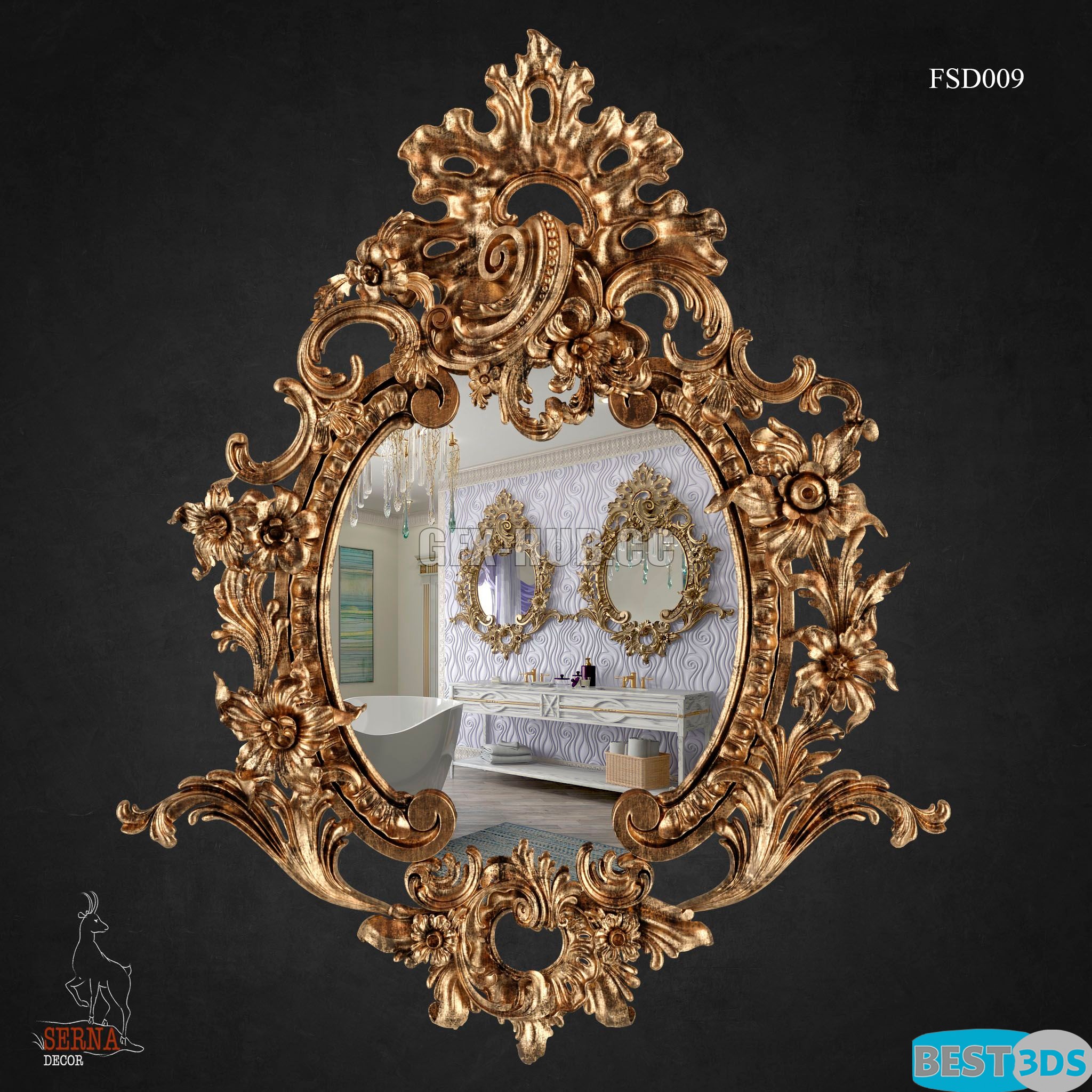 Miroir décoratif FSD009