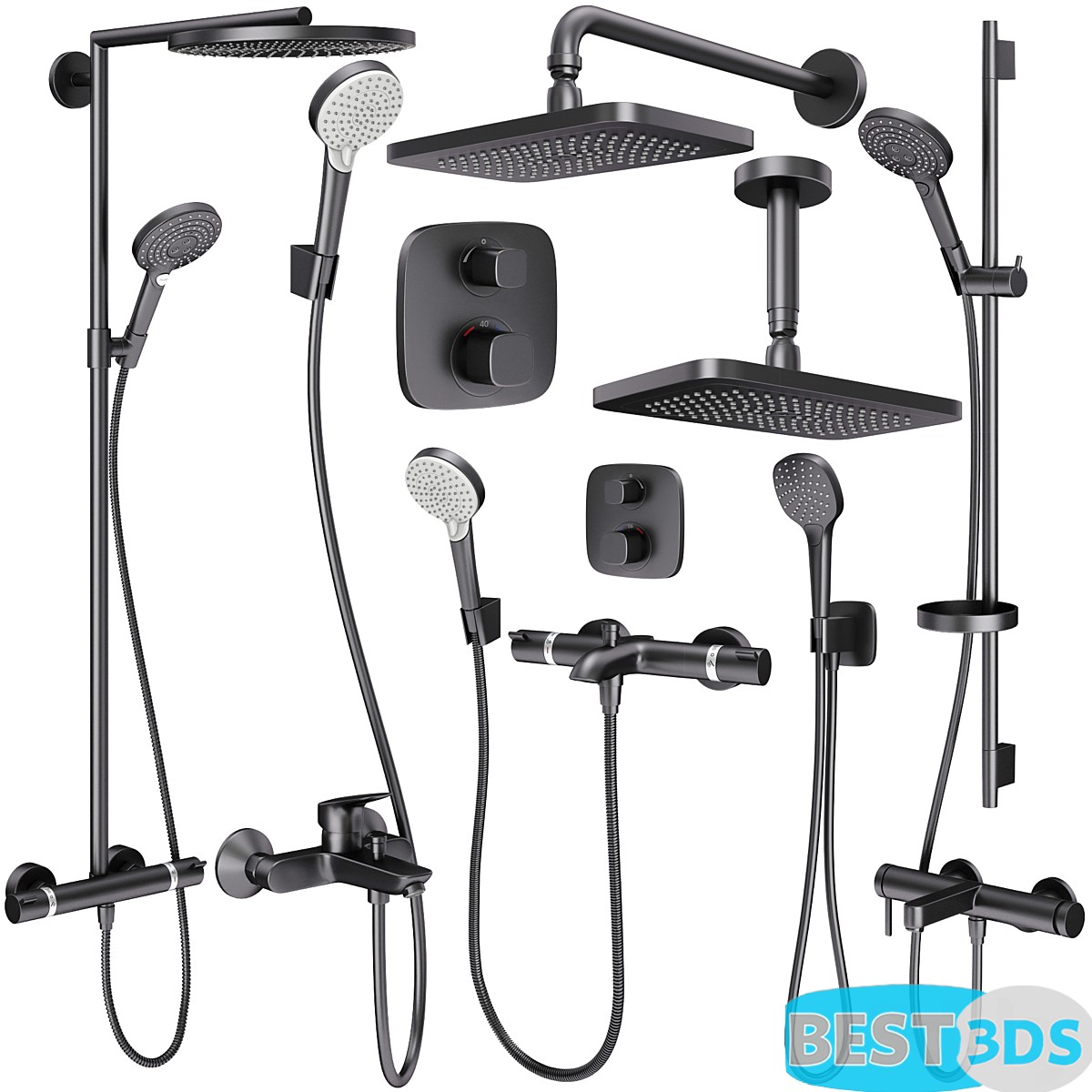 Pack model 3D- Accessoires de salle de bain – Image 57