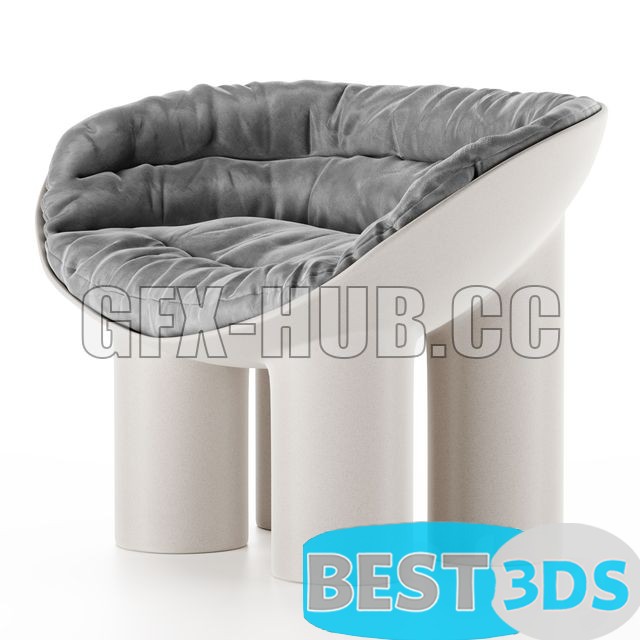 Modèle 3D - Faye TOOGOOD Roly Poly Chair