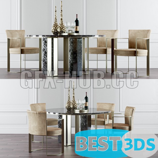 Pack model 3D- Tables Et Chaises – Image 115