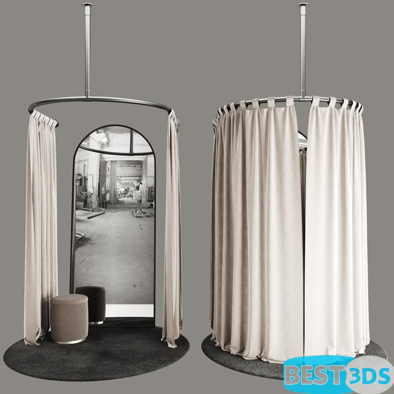 Cabine d’essayage boutique