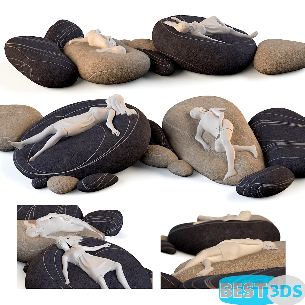 Pack model 3D- Sièges Moelleux – Image 74