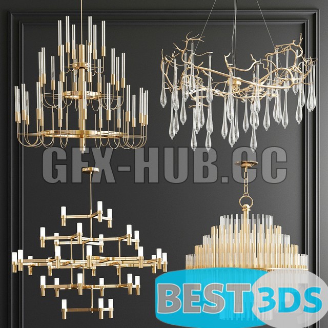 Pack model 3D- Eclairage De Plafond – Image 132