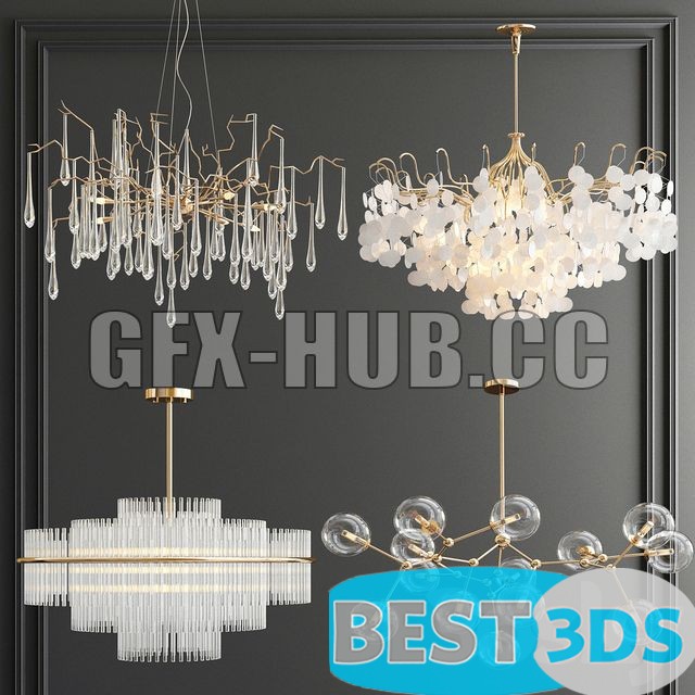 Pack model 3D- Eclairage De Plafond – Image 131