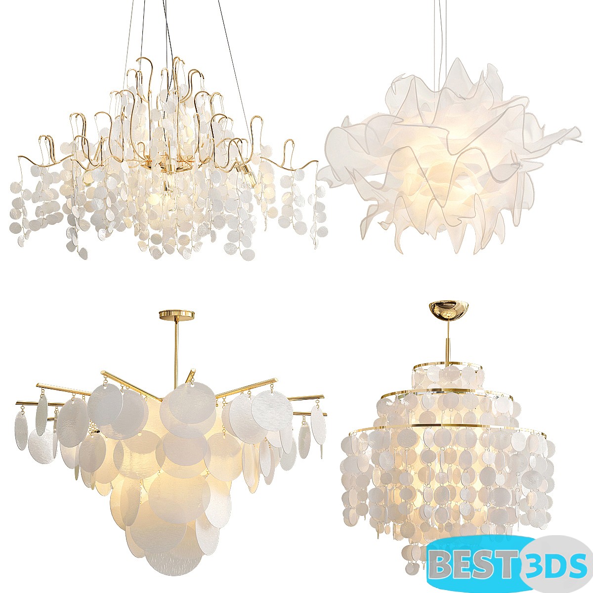 Pack model 3D- Eclairage De Plafond – Image 128