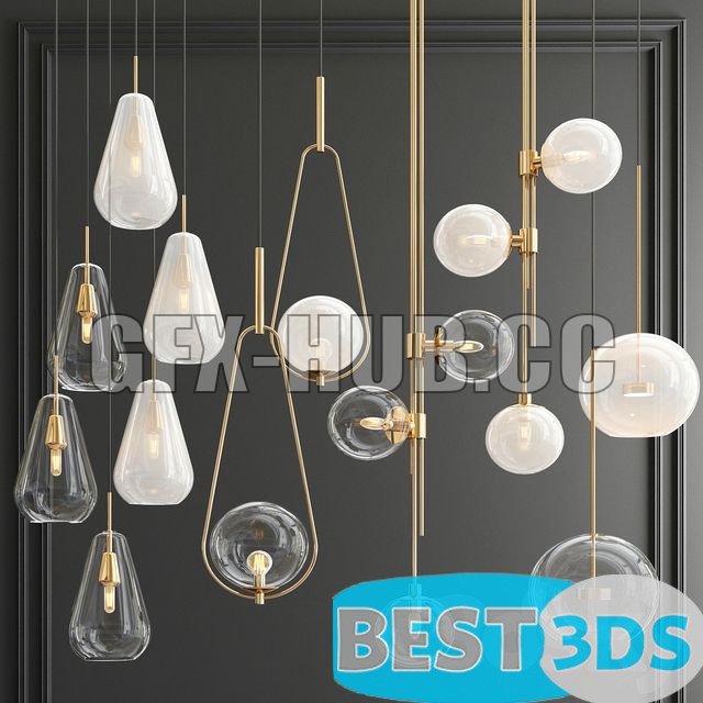 Pack model 3D- Eclairage De Plafond – Image 127