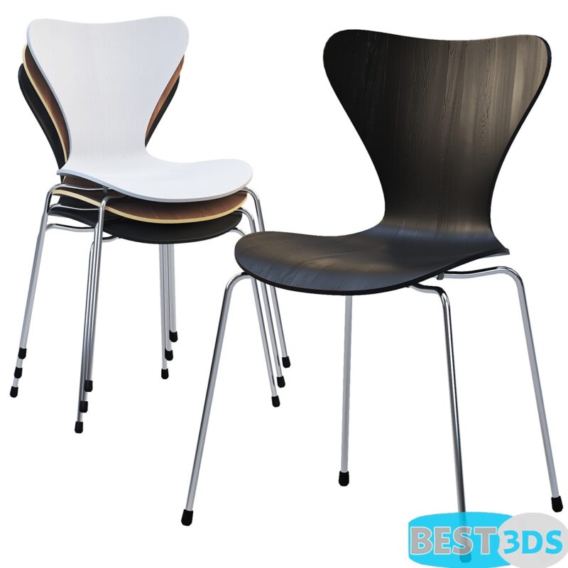Chaise Fritz Hansen Série 7