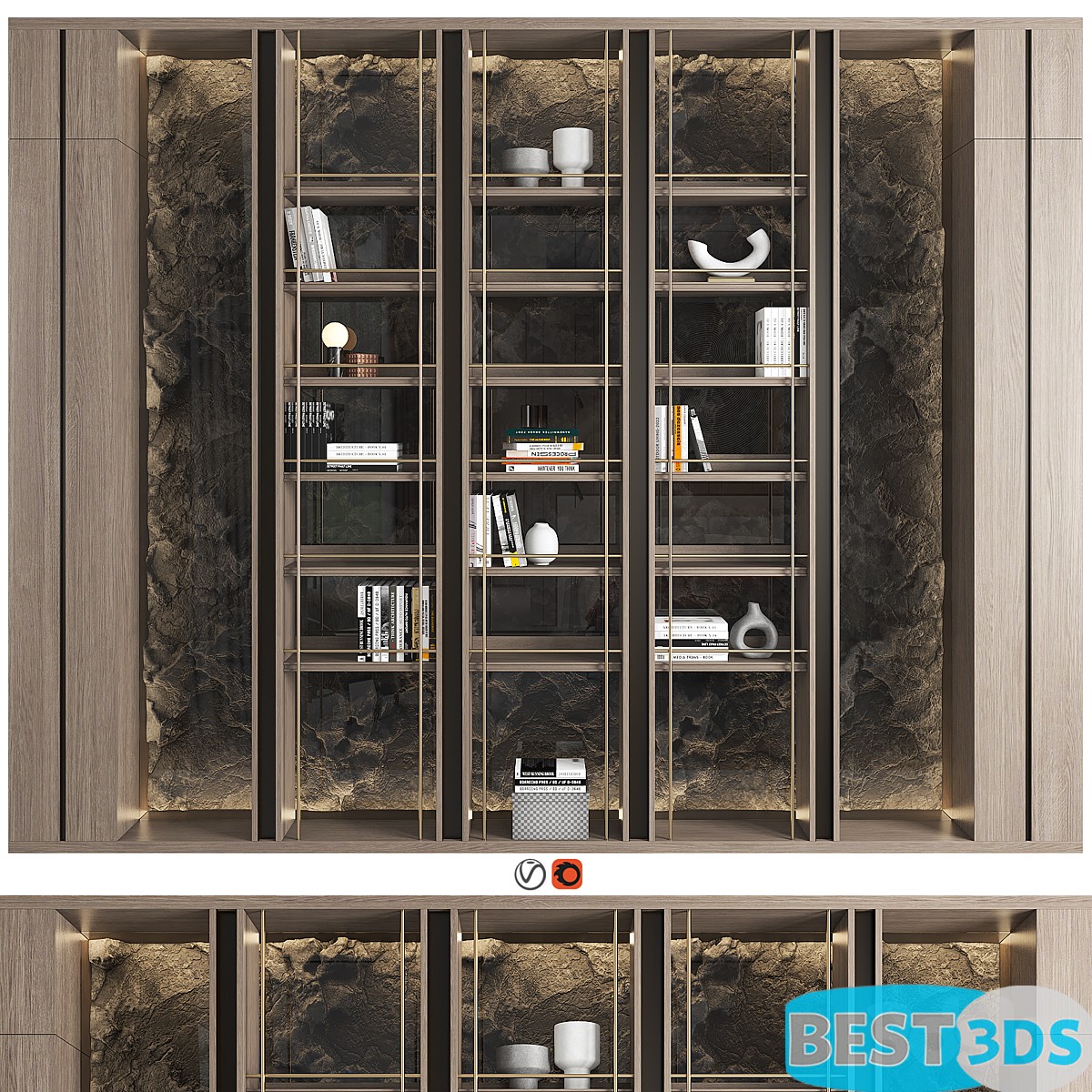 Pack model 3D- Armoires Et Vitrines – Image 55
