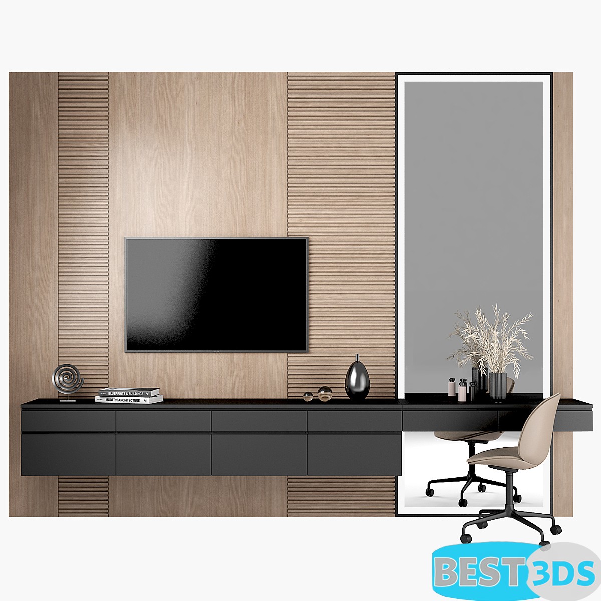 Pack model 3D- Mobilier De Bureau – Image 31