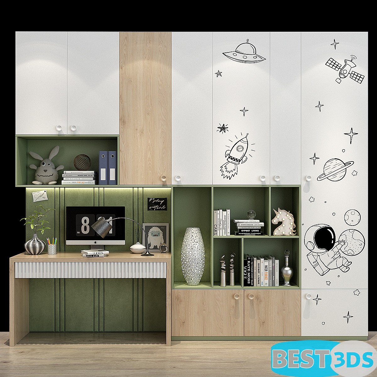 Pack model 3D- Mobilier De Bureau – Image 33