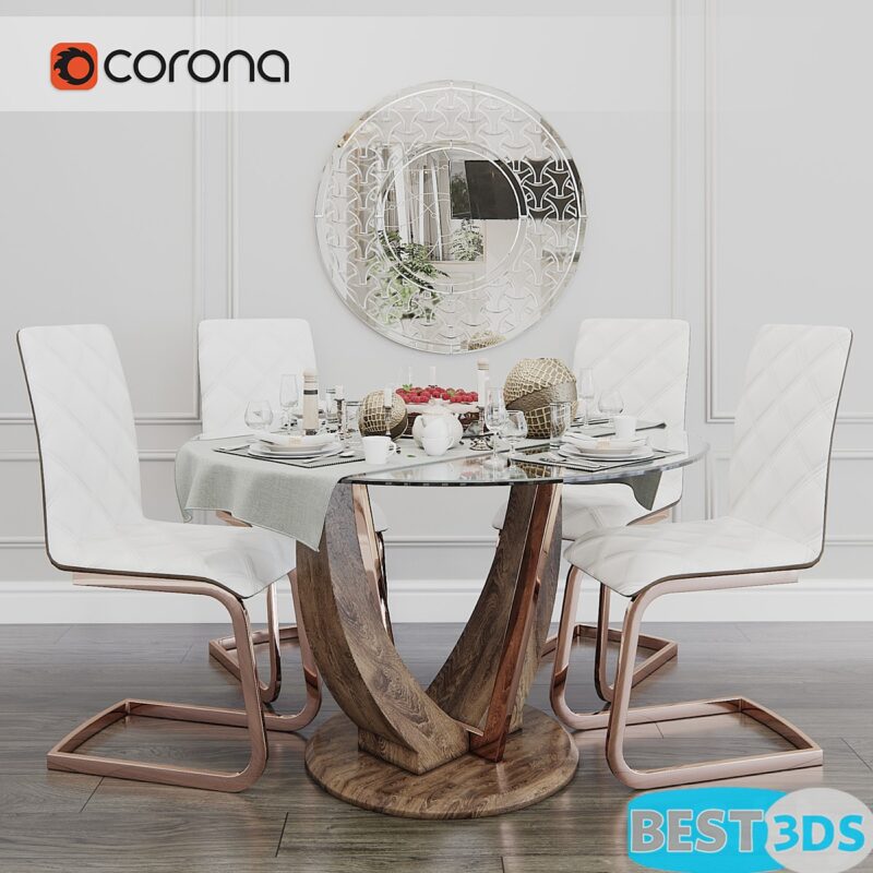 Modèle 3D Garda decor set